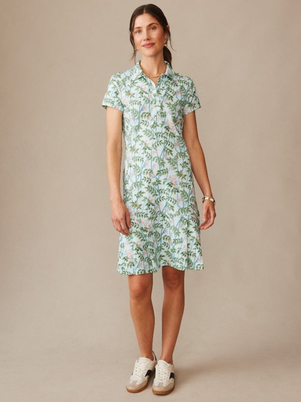 J McLaughlin Dorte Dress in Neo Blooming Vines NEW
